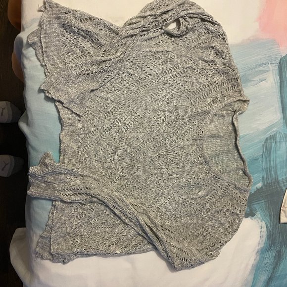 Brandy Melville light grey knit sweater - Picture 5 of 5